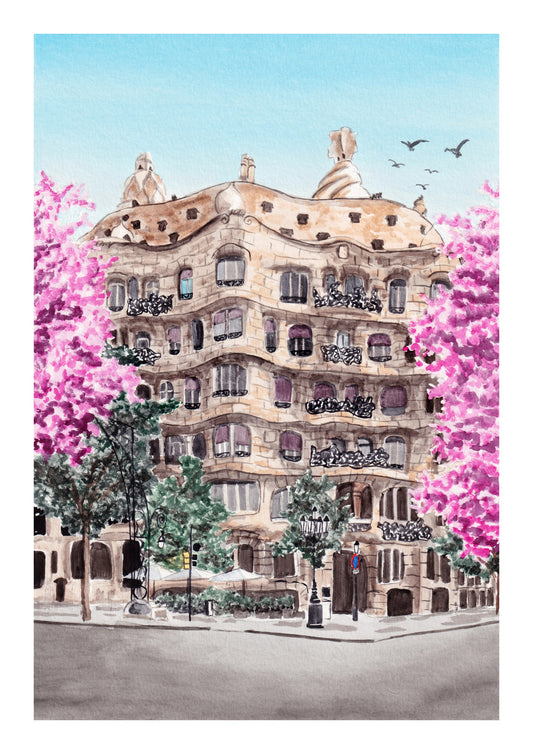 La Pedrera Art Print