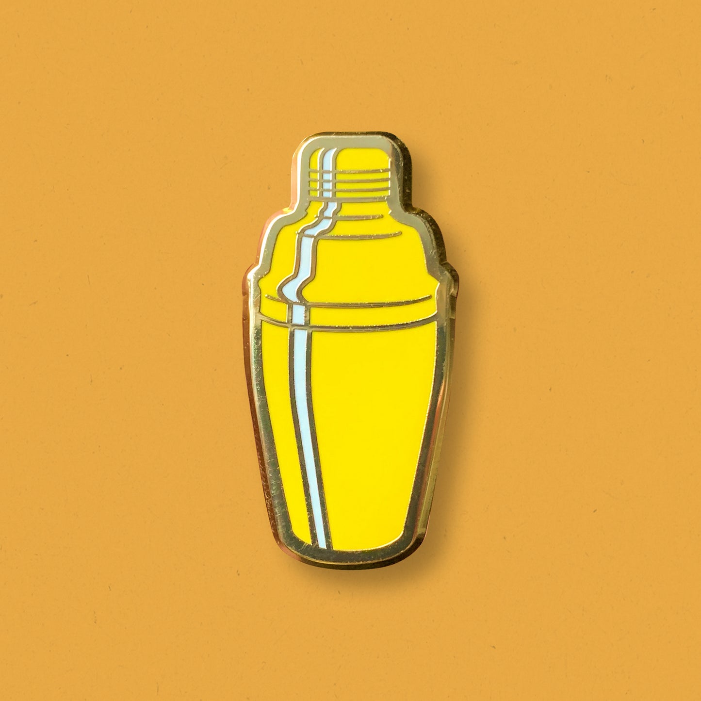 Vintage Cocktail Shaker (Gold) Pin