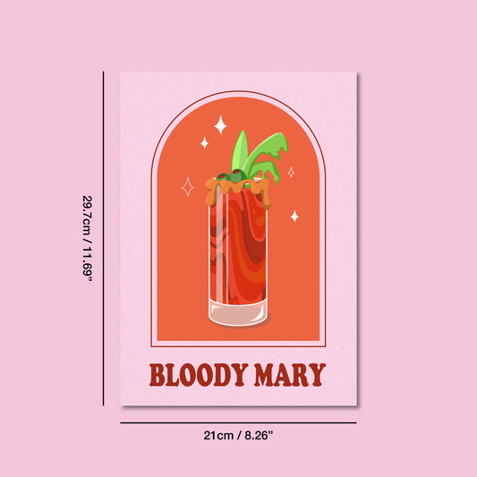 Bloody Mary Cocktail Print