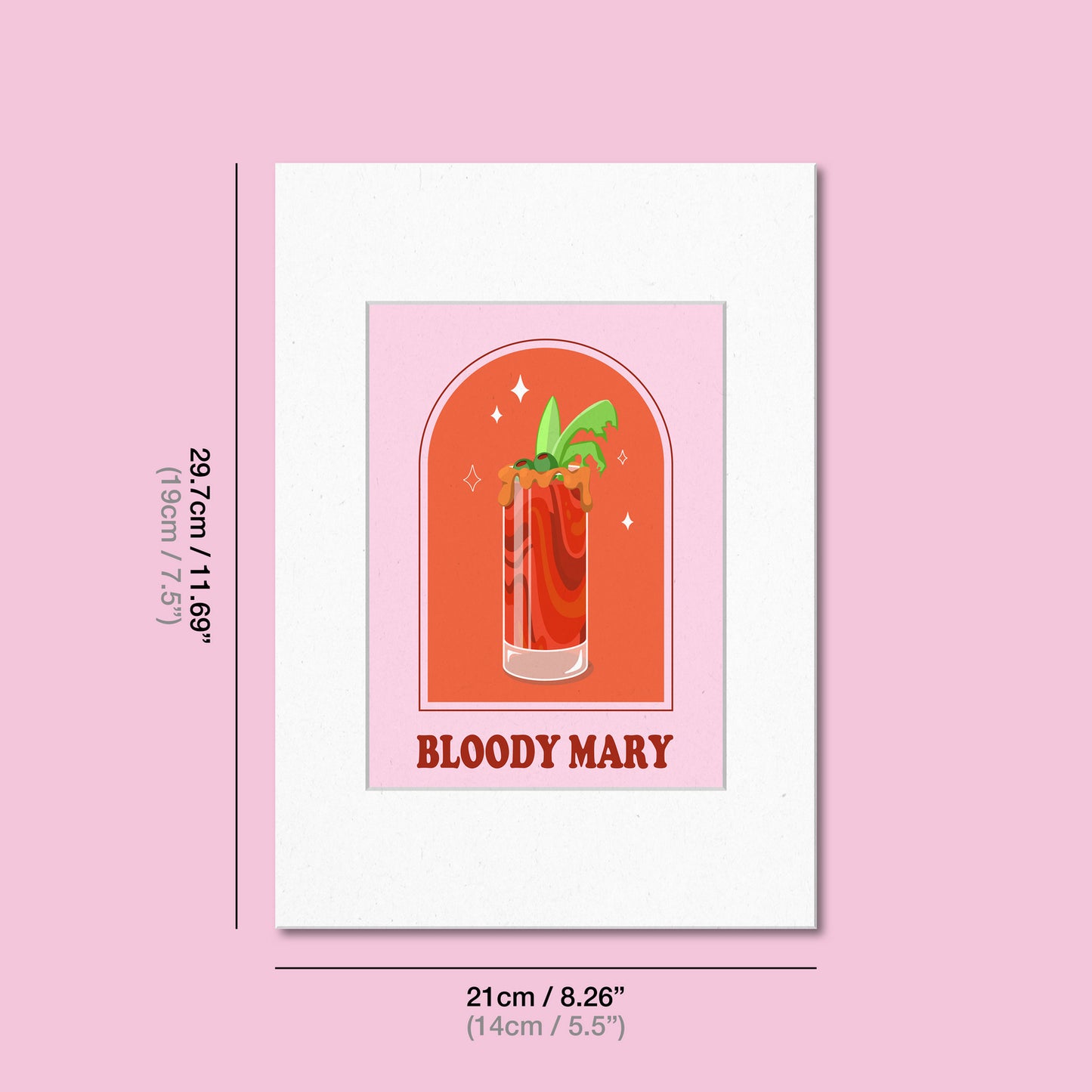 Bloody Mary Cocktail Print