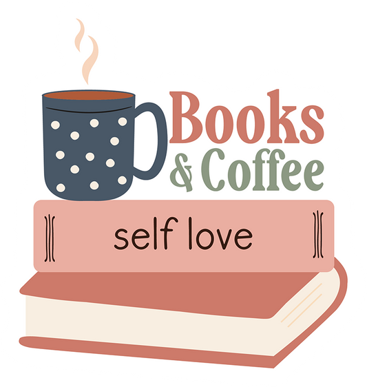 Books & Coffee Sticker