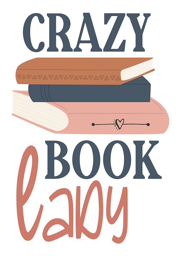 Crazy Book Lady Sticker