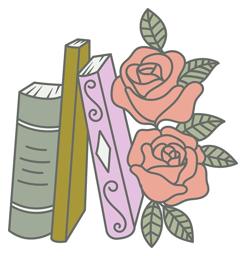 Books Flowers #3 Sticker