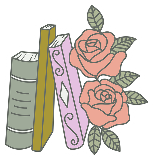 Books Flowers #3 Sticker