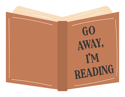 Go Away, I'm Reading Sticker