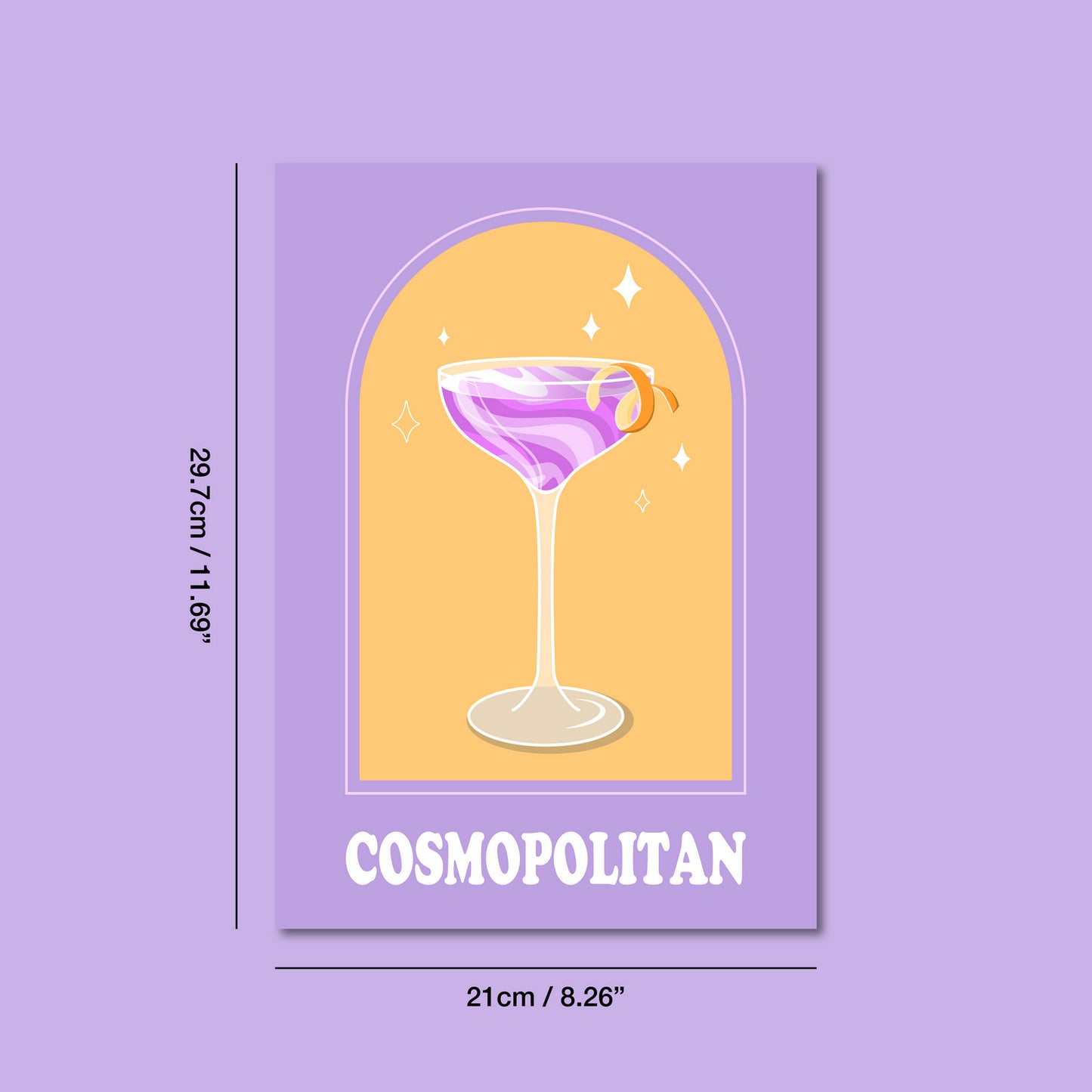 Cosmopolitan Cocktail Print