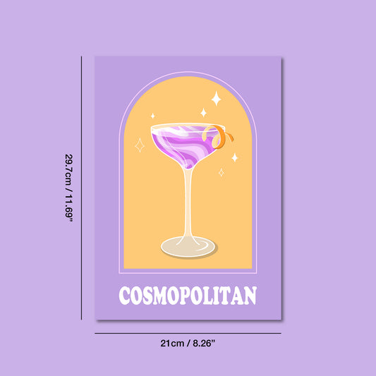 Cosmopolitan Cocktail Print