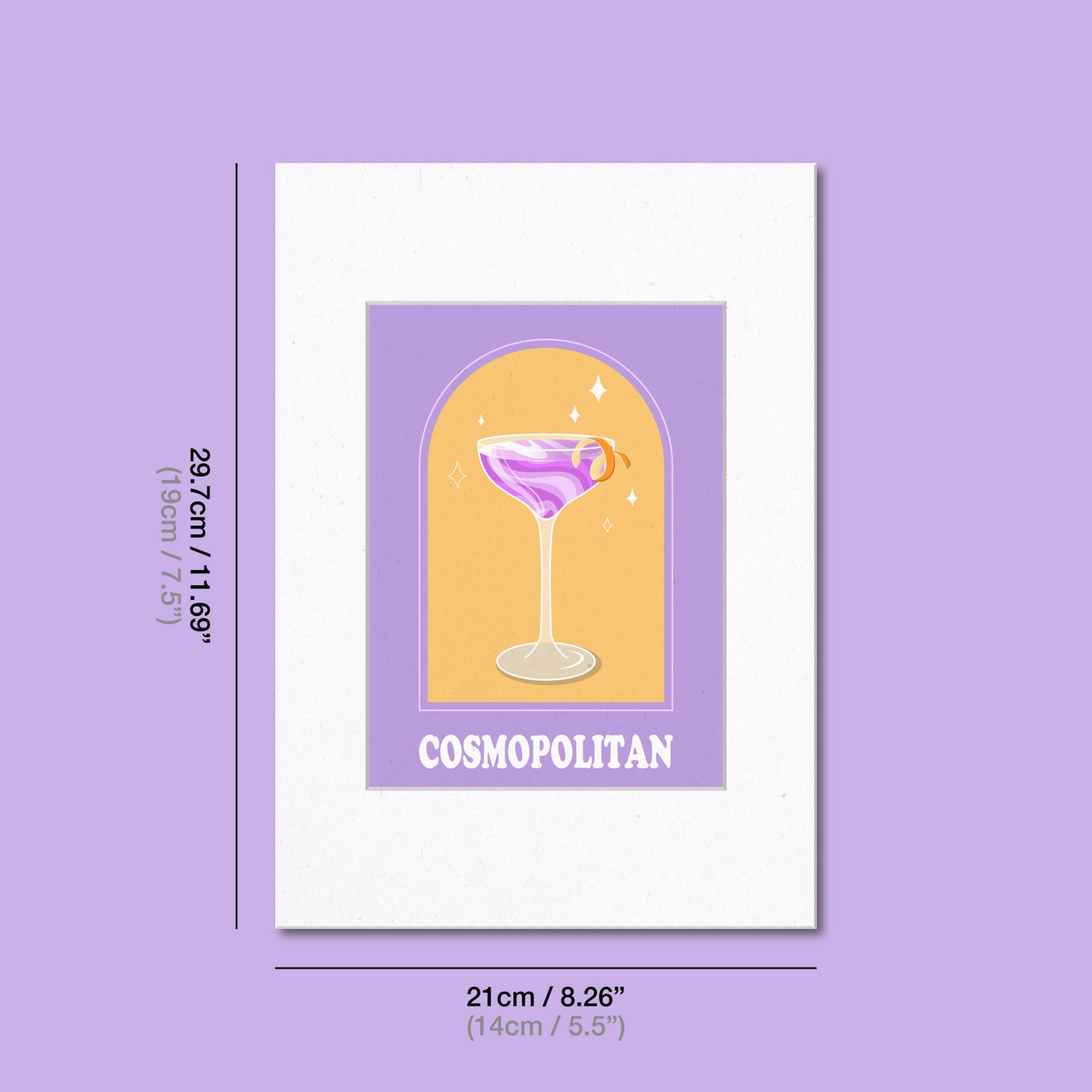 Cosmopolitan Cocktail Print