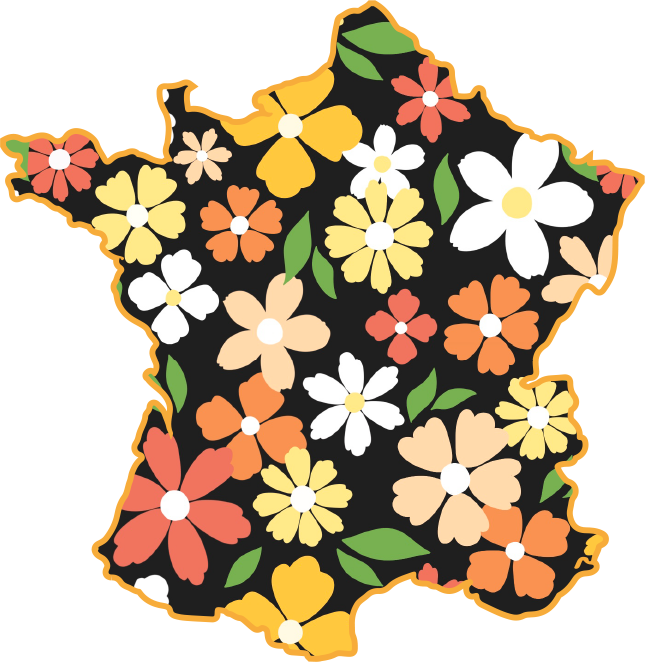 France (Black) Sticker