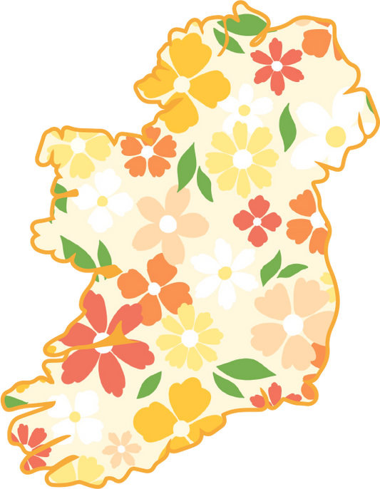 Ireland (White) Sticker