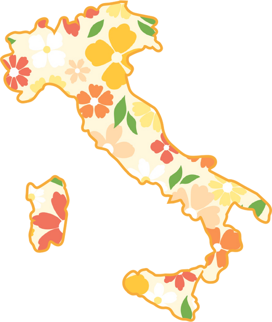 Italy (White) Sticker