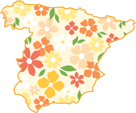 Spain (White) Sticker