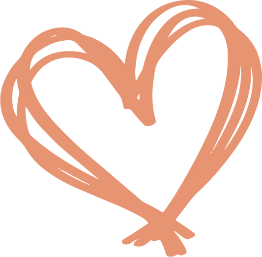 Heart (Orange) Sticker