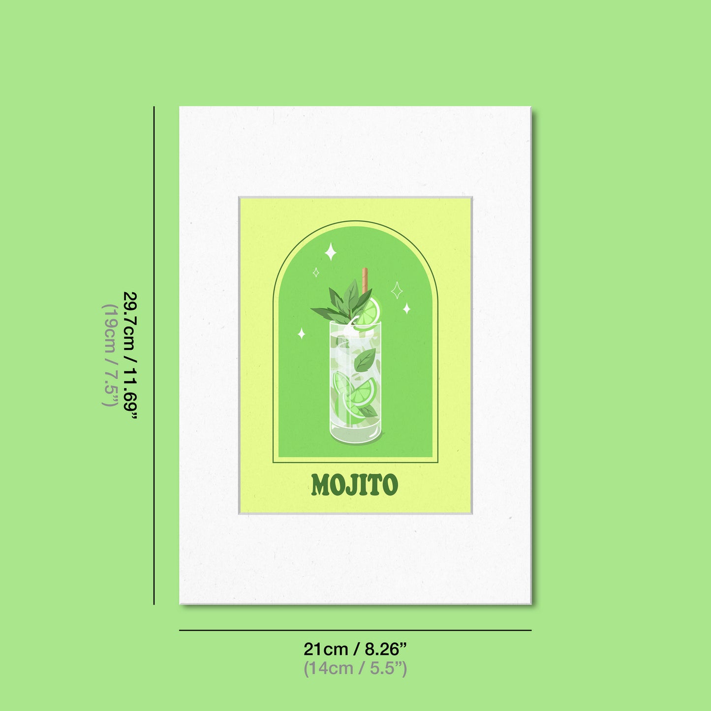 Mojito Cocktail Print