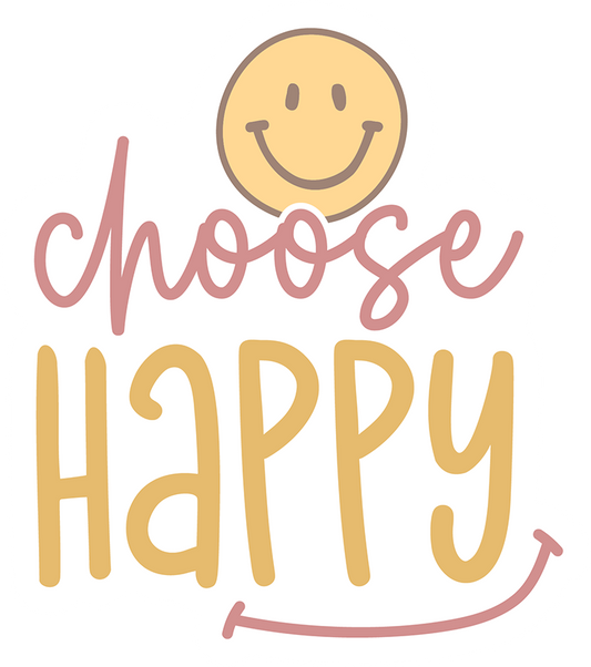 Choose Happy Sticker