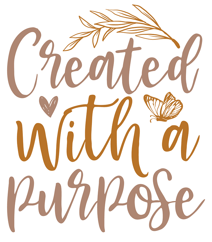 Created With A Purpose Sticker