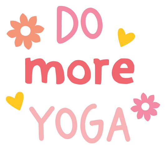 Do More Yoga Sticker