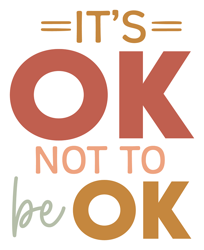 It's Ok Not To Be Ok Sticker