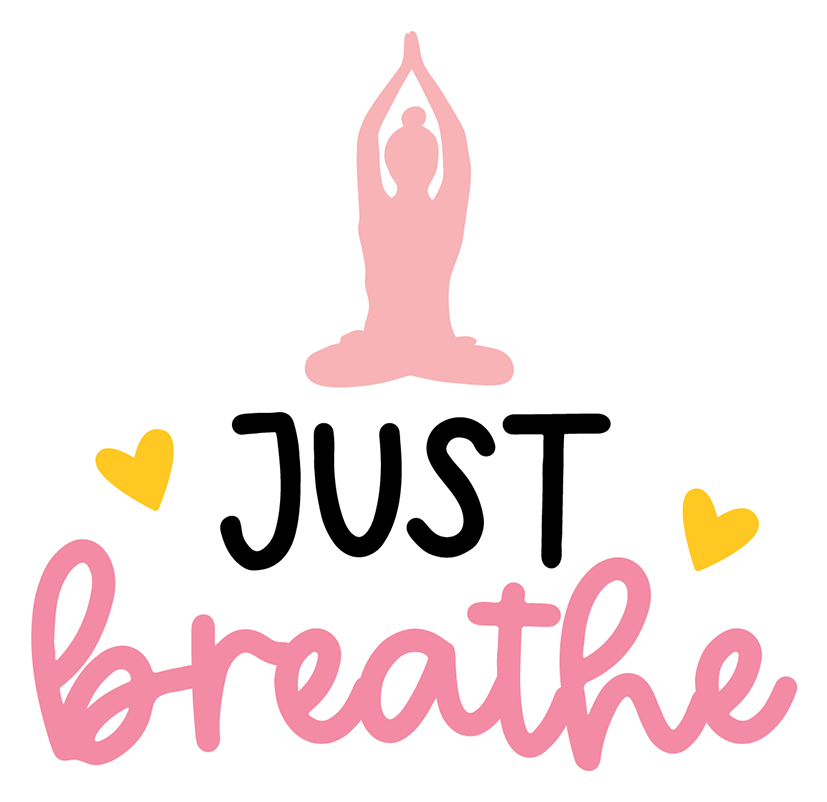 Just Breathe Sticker