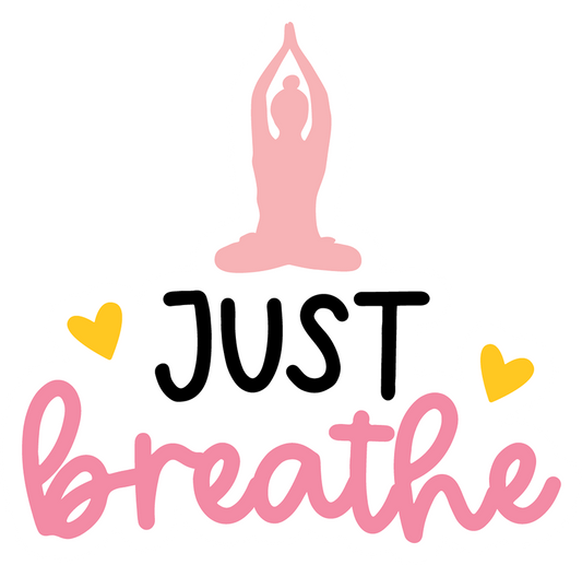 Just Breathe Sticker