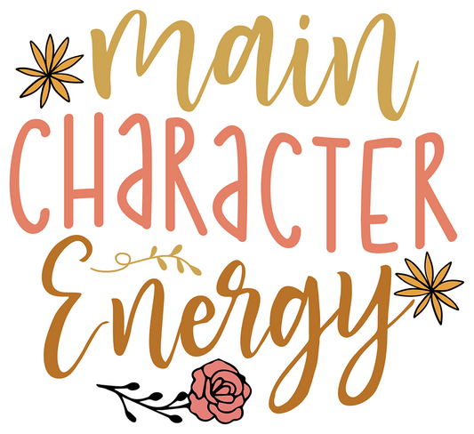 Main Character Energy Sticker