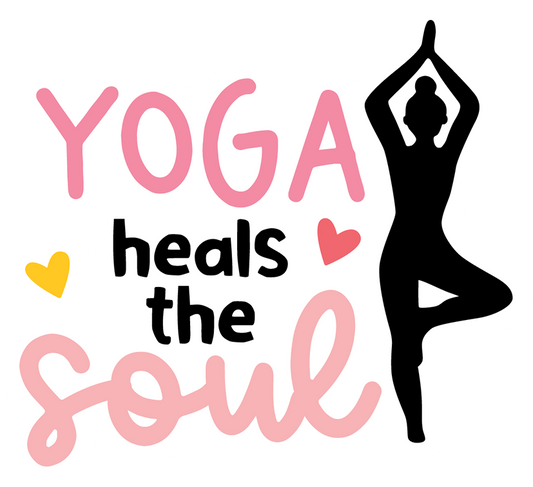 Yoga Heals The Soul Sticker