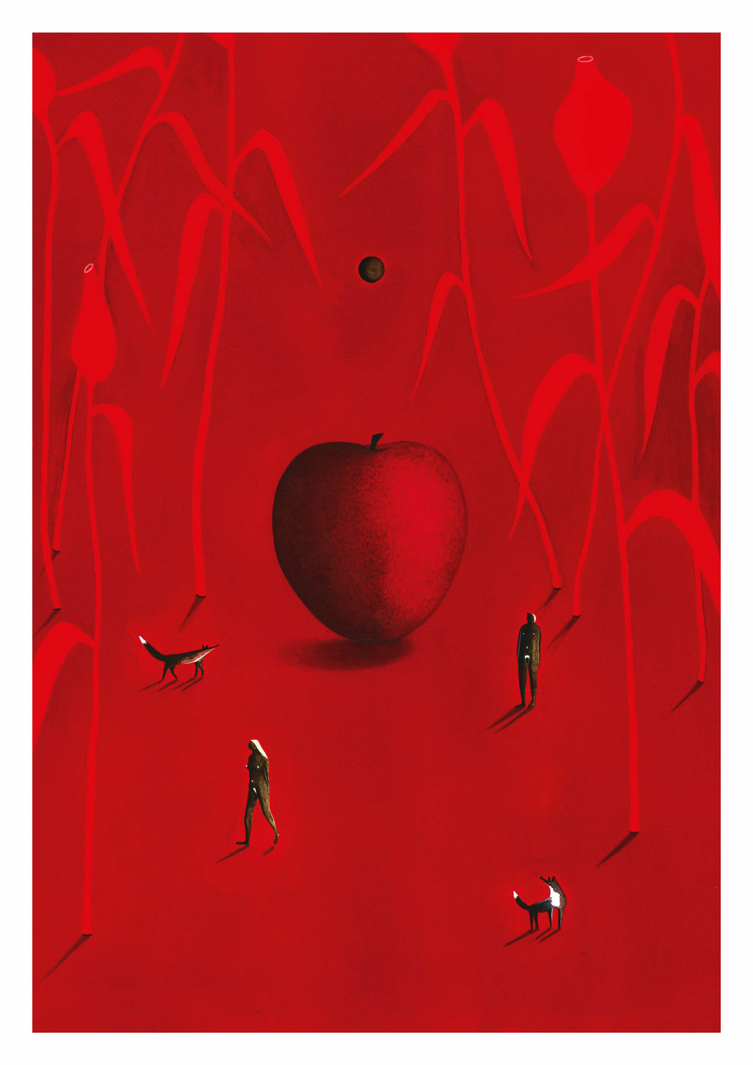 Rosso Art Print