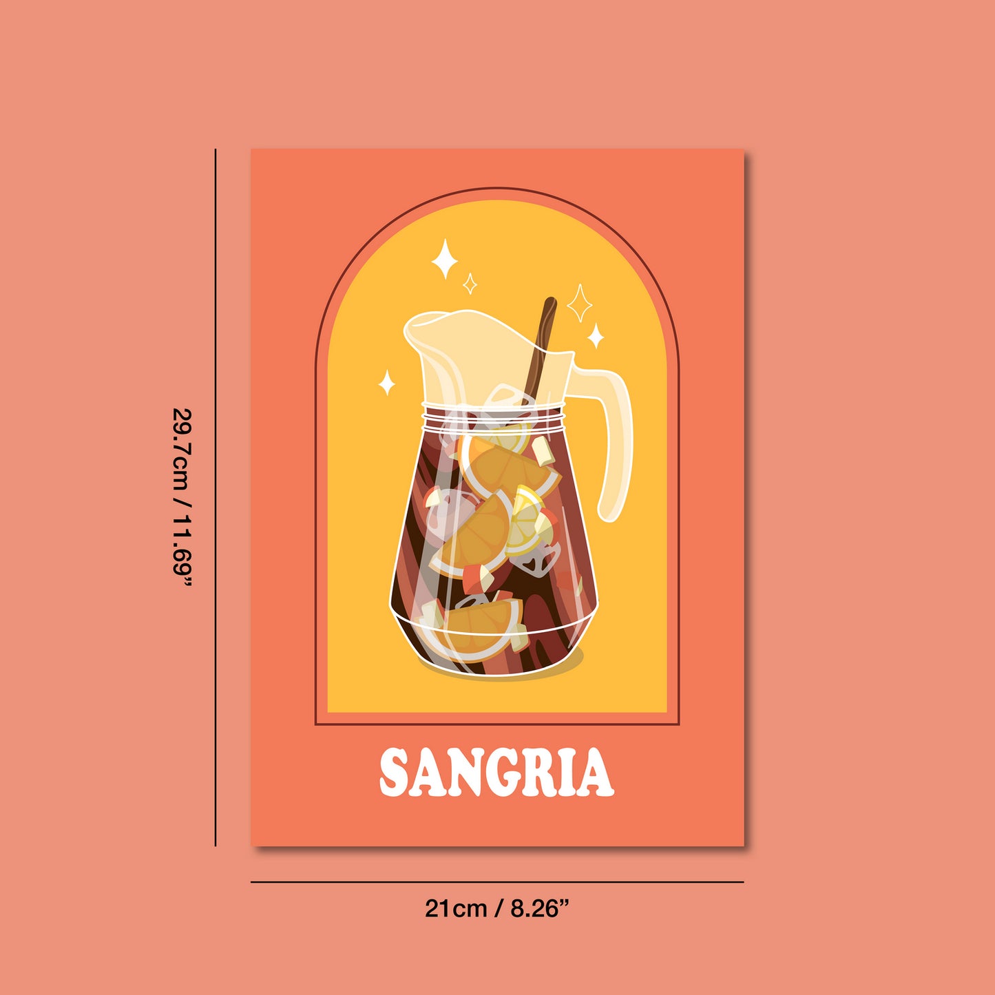 Sangria Cocktail Print