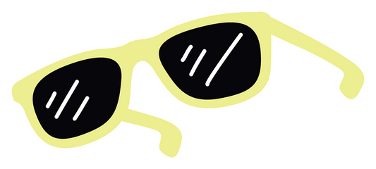 Glasses (Yellow) Sticker