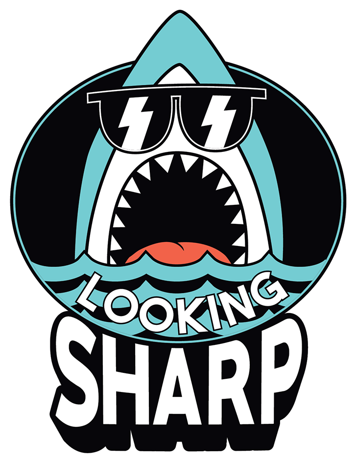 Looking Sharp Sticker