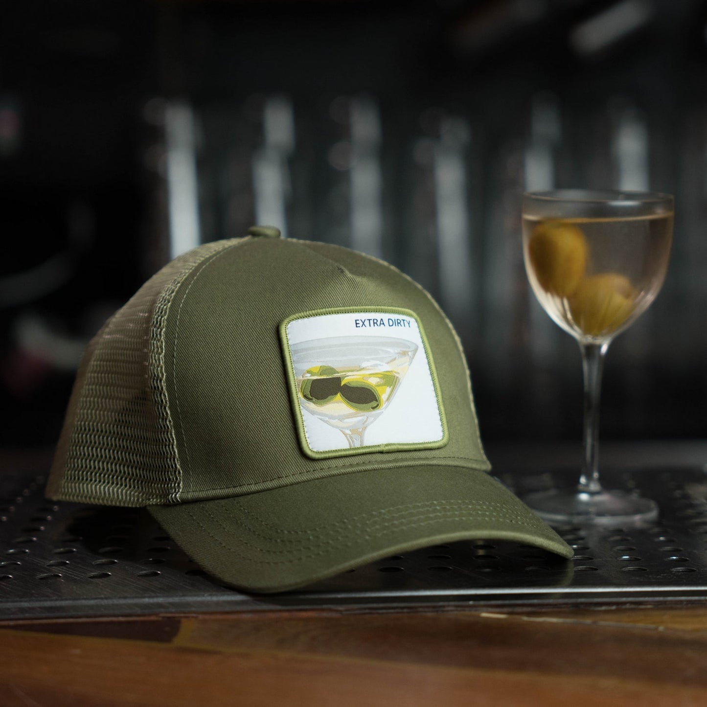 Extra Dirty Martini Hat by Broken Bartender