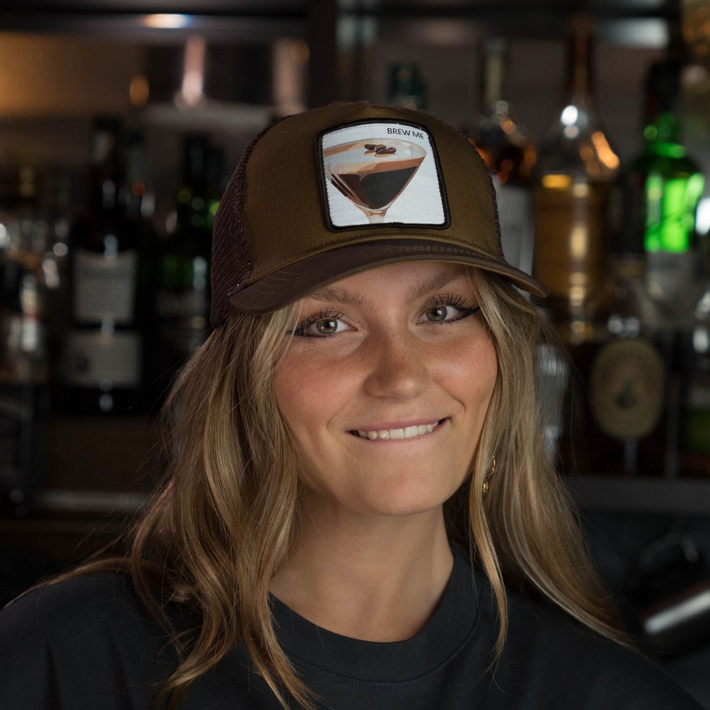 Brew Me Espresso Martini Hat in Creps al Born by Broken Bartender