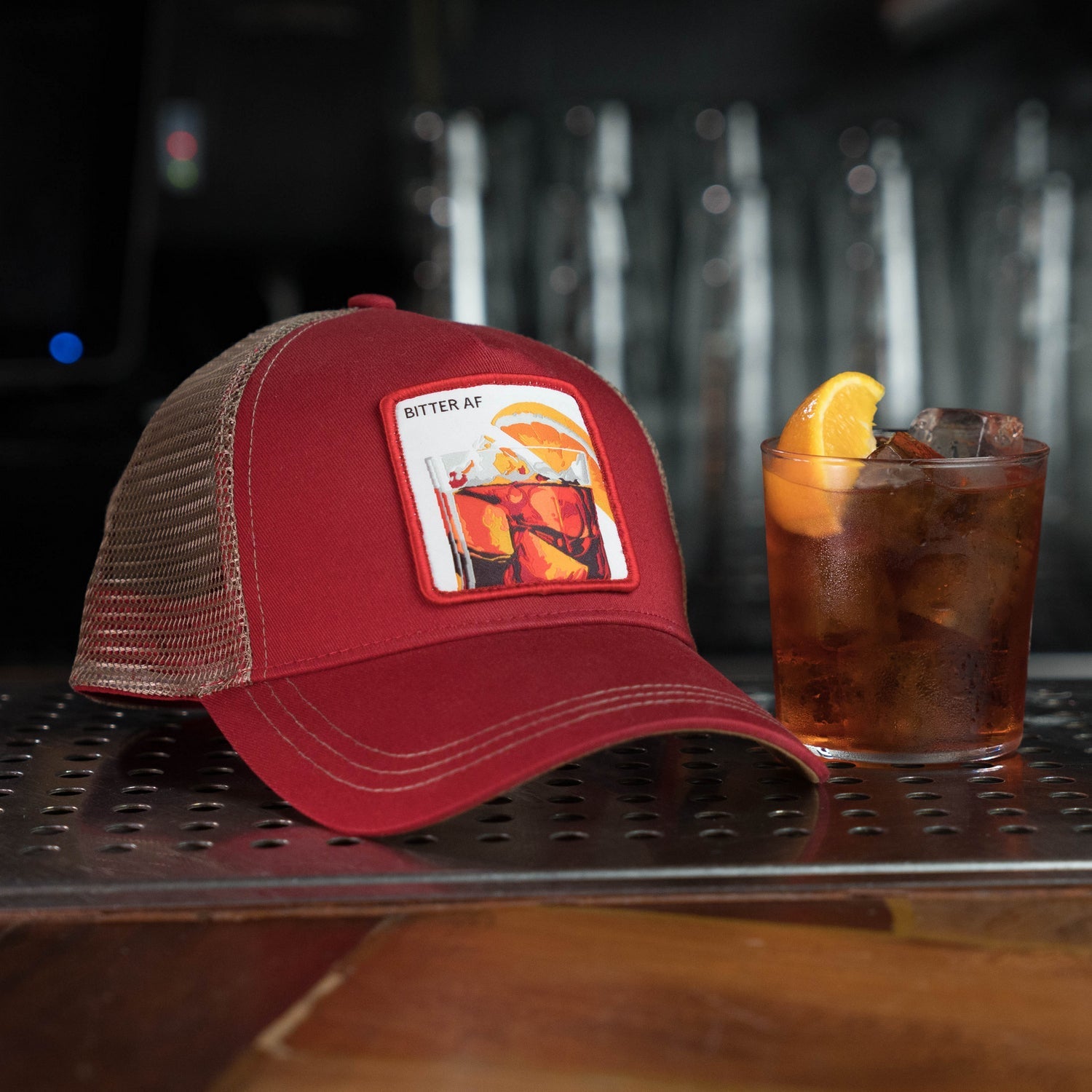 Bitter AF Negroni Hat by Broken Bartender