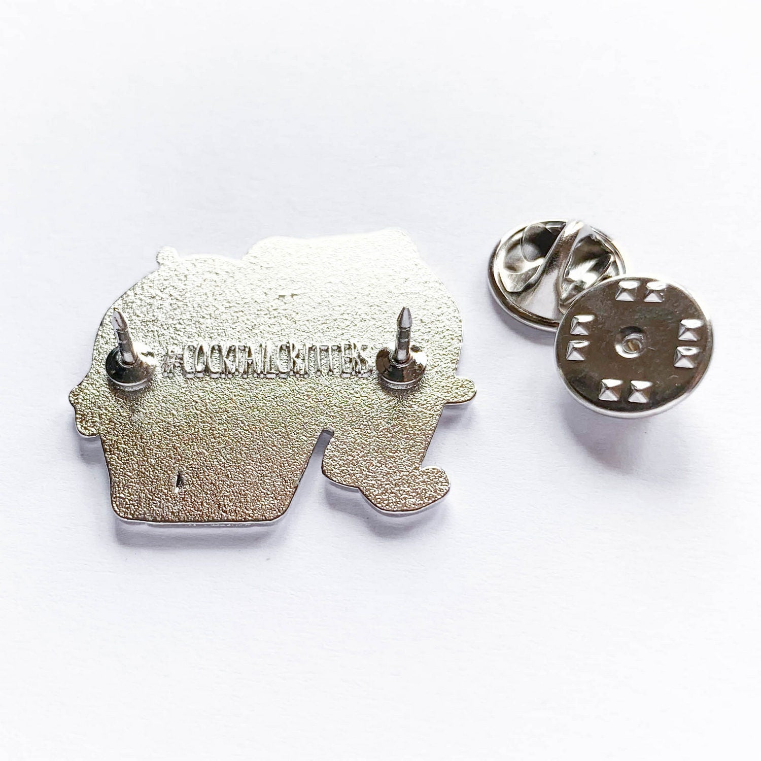 Elephant & Aviation Cocktail Hard Enamel Pin by Cocktail Critters