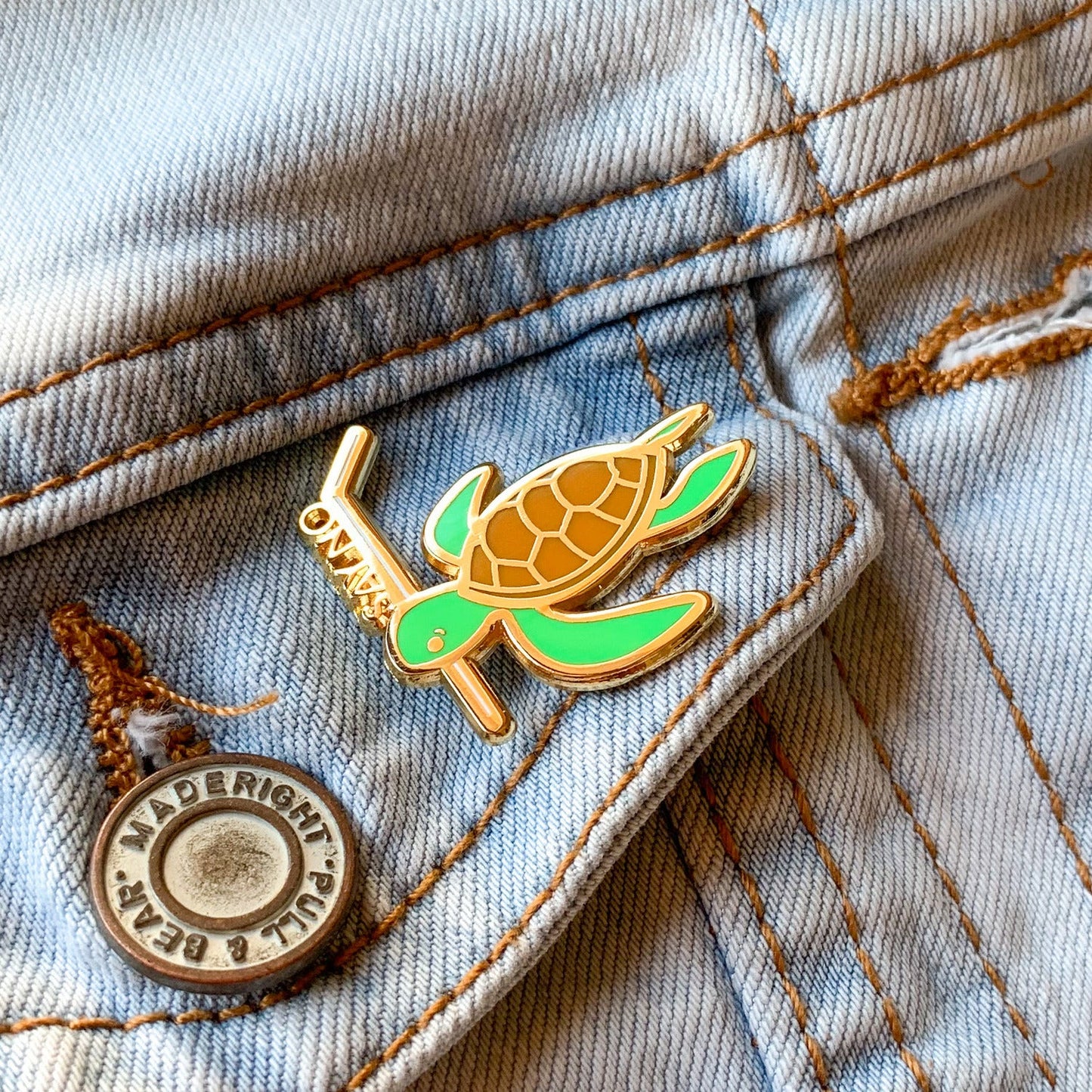 Turtle Hard Enamel Pin by Cocktail Critters