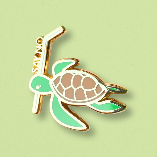 Turtle Hard Enamel Pin by Cocktail Critters