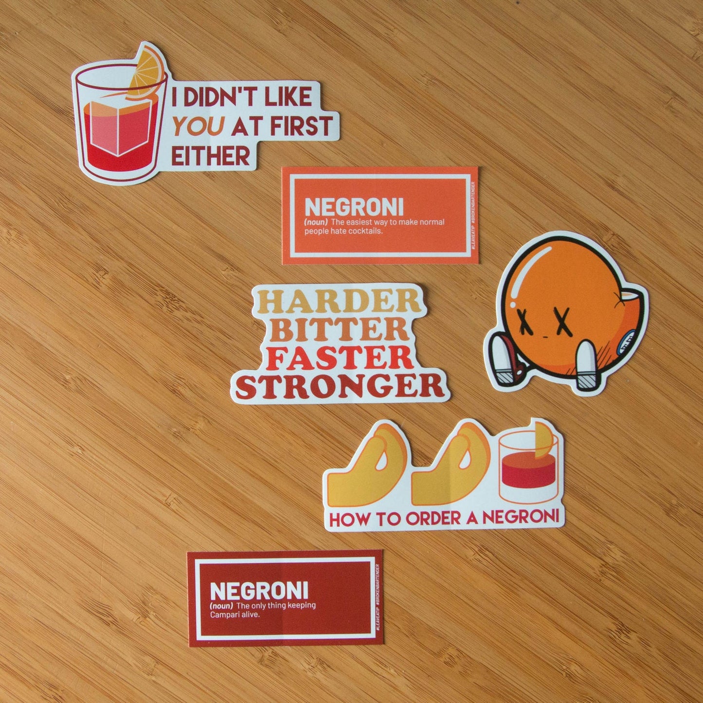 Negroni Sticker Pack