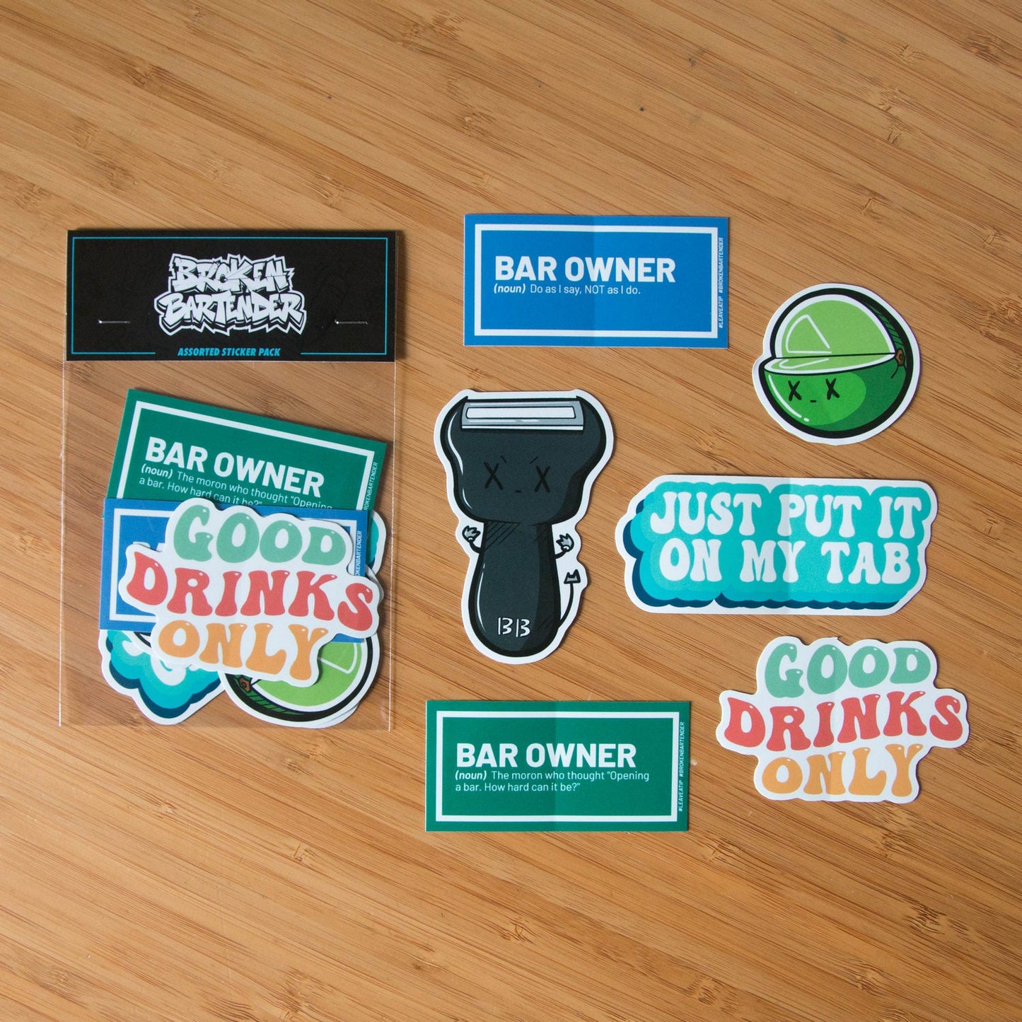 Bar Owner Sticker Pack