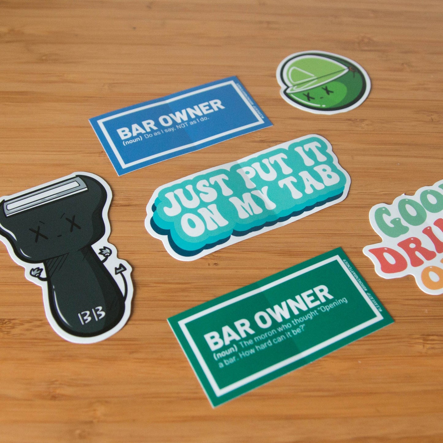 Bar Owner Sticker Pack