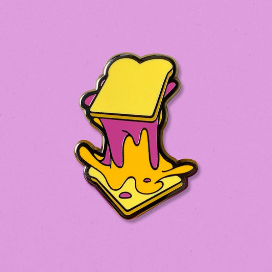 Peanut Butter & Jelly Food Frenzy Enamel Pin by Really Good Pins