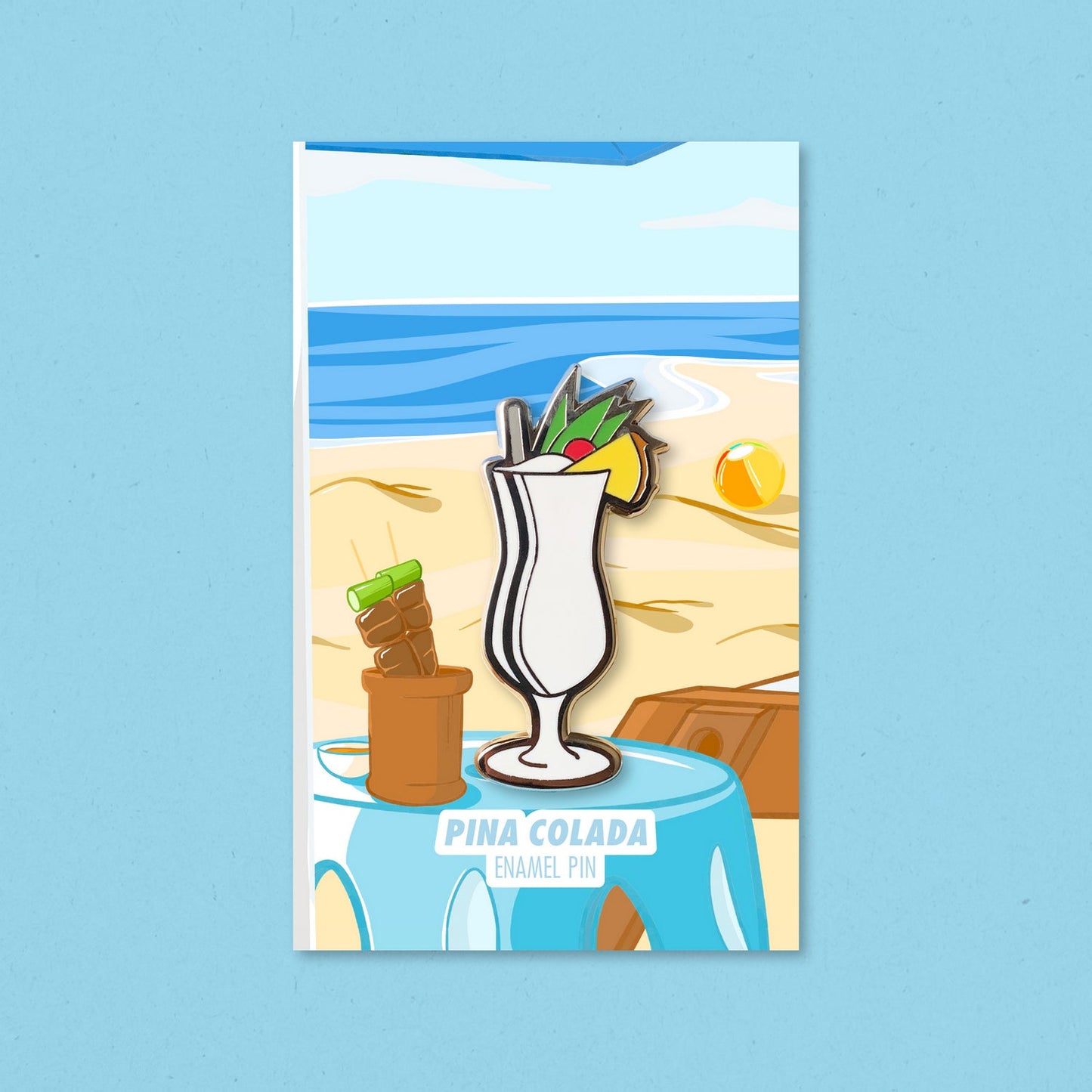 Piña Colada Cocktail Pin