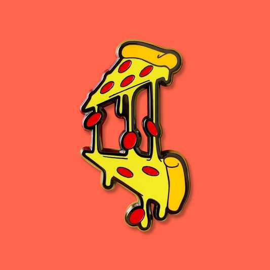 Pizza Food Frenzy Enamel Pin by Really Good Pins