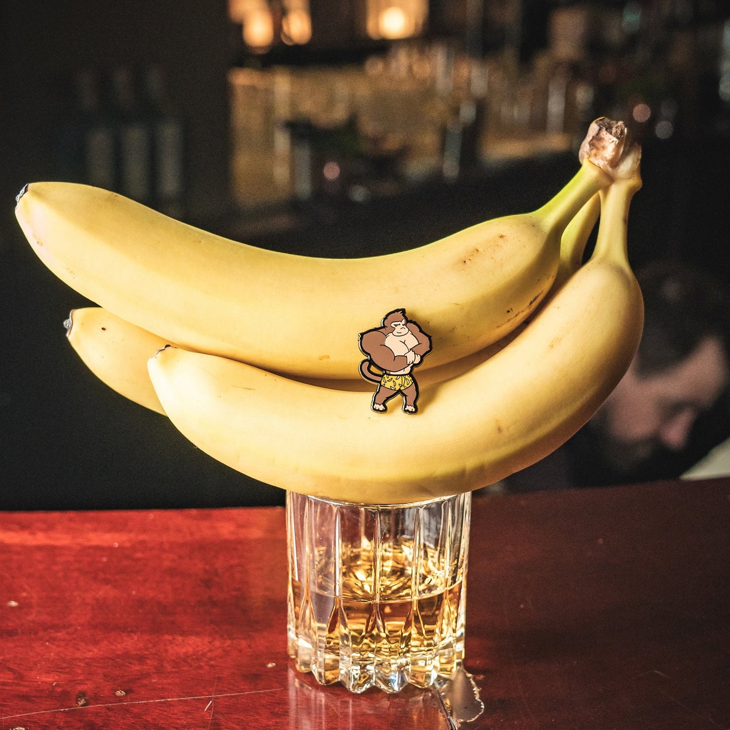 Monkey Deltoid Bartender Pin by Broken Bartender