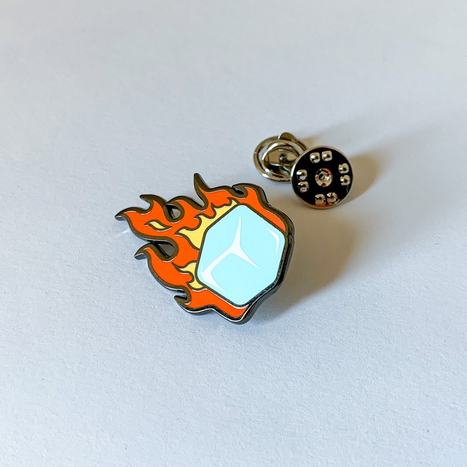 Burn the Ice Enamel Pin by Broken Bartender