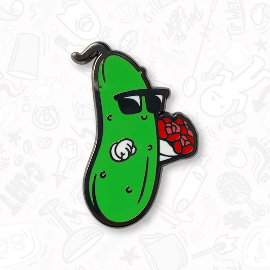 Cucumber & Roses Bartender Pin by Broken Bartender