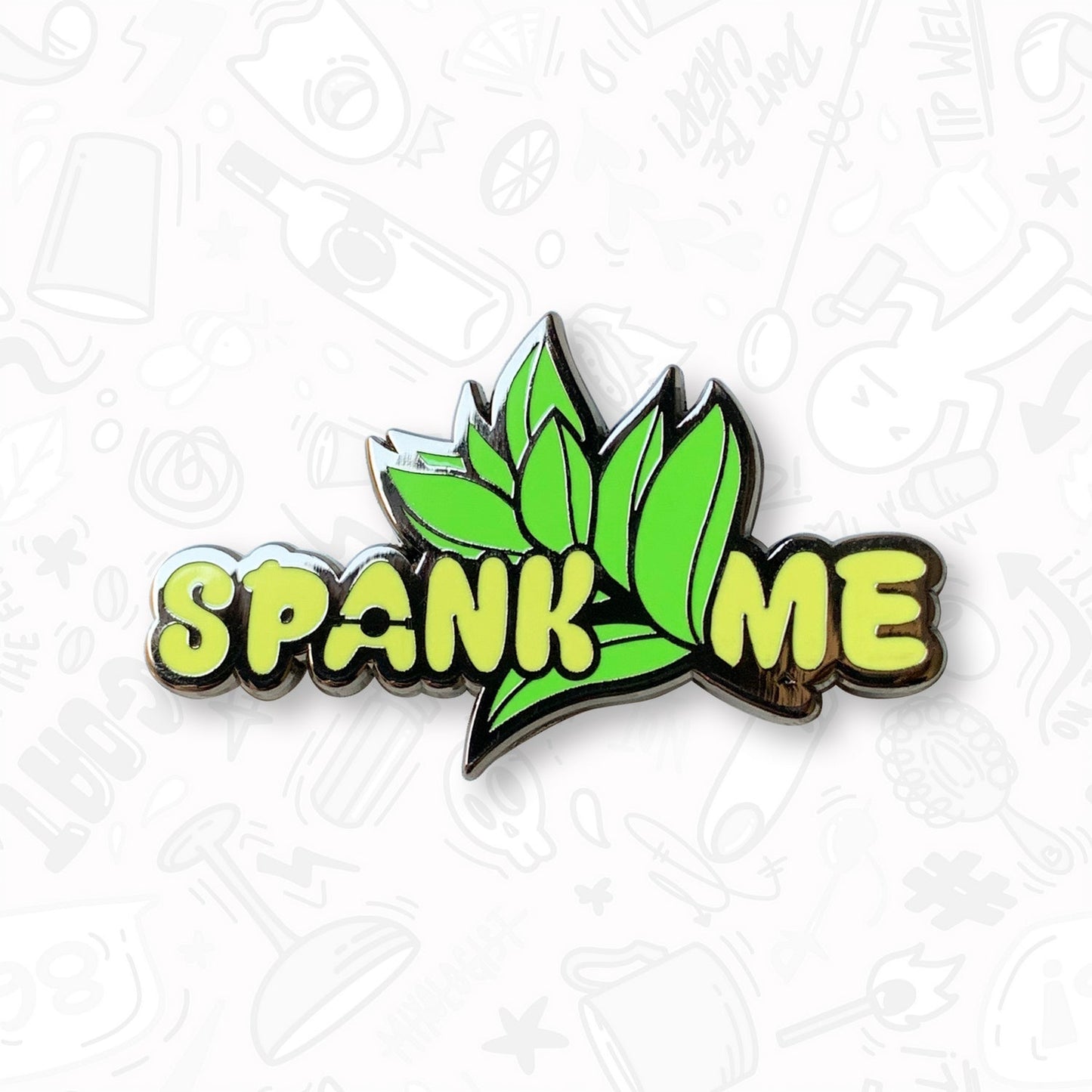 Spank Me Enamel Pin by Broken Bartender